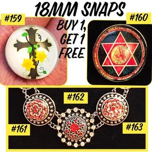 BOGO Snaps fit most brands of 18mm Snap Jewelry